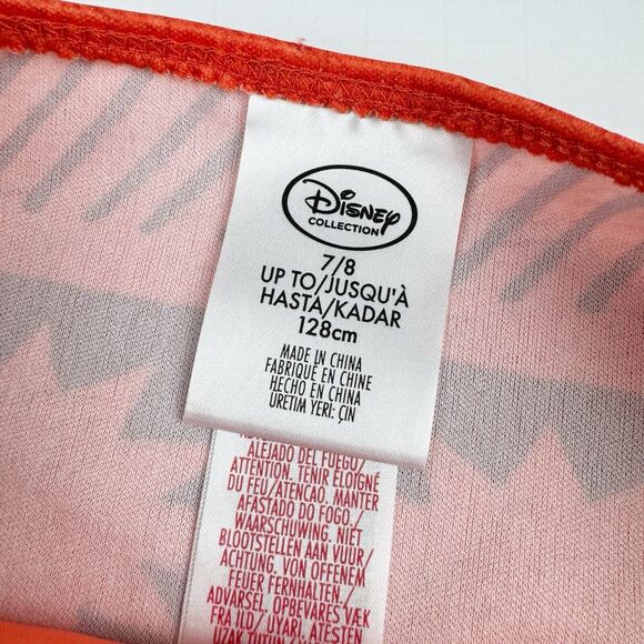 Disney Moana Adventure Play Dress Up Outfit Halloween Costume Size 7/8 Halter - Picture 12 of 16